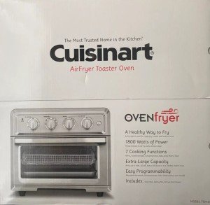 Cuisinart 8-in-1 Air Fryer Toaster Oven, Stainless Steel