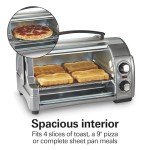 Hamilton Beach 4-Slice Toaster Oven with Roll-Top Door
