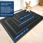 OLANLY Waterproof Indoor Outdoor Front Door Mat