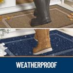 OLANLY Waterproof Indoor Outdoor Front Door Mat