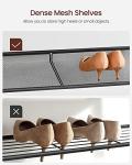 VASAGLE 5-Tier Freestanding Shoe Rack Organizer