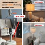 Modern Ceramic Table Lamp Set of 2 - White