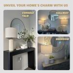 Modern Ceramic Table Lamp Set of 2 - White