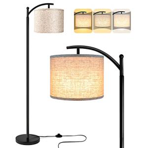 Rottooon Industrial Floor Lamp with 3 Color Temperatures