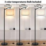 Rottooon Industrial Floor Lamp with 3 Color Temperatures