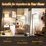 Rottooon Industrial Floor Lamp with 3 Color Temperatures