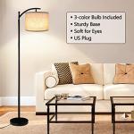 Rottooon Industrial Floor Lamp with 3 Color Temperatures