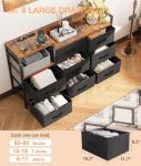 Charging Dresser: 8 Drawers, Sturdy Frame, 52" Wide