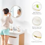 Gold Round Wall Mirror – 20 Inch Décor