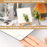 4 Pack Self Adhesive Acrylic Mirror Tiles