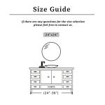 Sunniry 24-Inch Black Round Wall Mirror