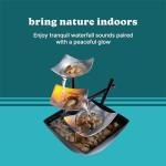 Homedics Tabletop Water Fountain for Zen Relaxation