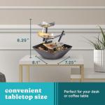 Homedics Tabletop Water Fountain for Zen Relaxation