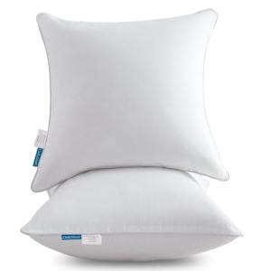 Oubonun 18"x18" Cotton Throw Pillow Inserts - Set of 2