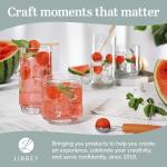 Libbey Ascent 16-Piece Curved Glasses Set