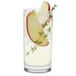 Set of 8 Weighted Clear Drinking Glasses