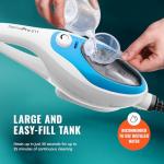 10-in-1 PurSteam Steam Mop with Handheld Unit