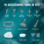 10-in-1 PurSteam Steam Mop with Handheld Unit