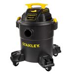 6Gal Stanley Wet/Dry Vacuum, 4HP Black