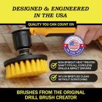 Bathroom Drill Brush Set - All-Purpose Power Scrubber