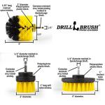 Bathroom Drill Brush Set - All-Purpose Power Scrubber