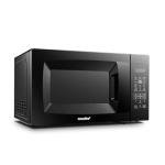 Black Countertop Microwave Oven with One-Touch Buttons