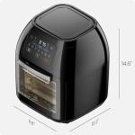 Chefman Multifunction Digital Air Fryer: Rotisserie, Dehydrator, Convectionoken