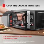 Toshiba Black Microwave with Smart Sensor & Menus
