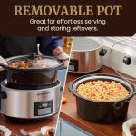 Digital XL Jumbo Slow Cooker with Adjustable Temp