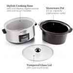 Digital XL Jumbo Slow Cooker with Adjustable Temp