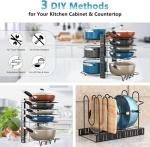 ORDORA 8 Tier Pan Rack with 3 DIY Methods