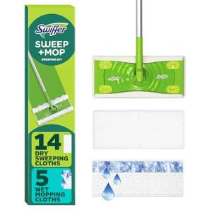 Swiffer Sweeper 2-in-1 Mops Starter Kit, 20 Piece