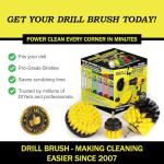 Bathroom Drill Brush Set - All-Purpose Power Scrubber