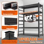 Heavy Duty 5-Tier Steel Garage Shelving Unit