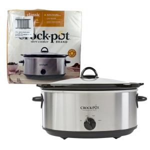 7 Quart Stainless Steel Slow Cooker for Families