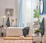 Premium 8-Piece Cotton Towel Set in Grey