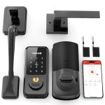 Smart Keyless Entry Door Lock with Handle, Alexa-Compatible