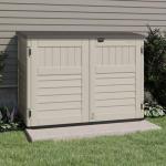 Suncast Horizontal Stow-Away Outdoor Storage Shed