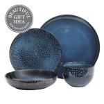 Gibson Elite Matisse Cobalt Blue Dinnerware Set