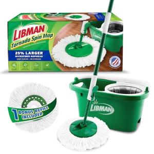 Libman Tornado Spin Mop System - Floor Cleaning Set