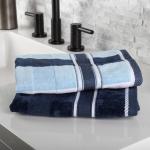 Stylish 6-Piece Cotton Towel Set in Navy