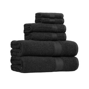 Amazon Basics 6-Piece Soft Cotton Towel Set