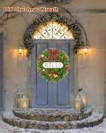 20" Boxwood Wreath for Front Door Decor
