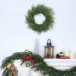 24-Inch Pine Wreath for Front Door & Decor