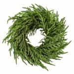 24" Realistic Norfolk Pine Wreath for Home Decor