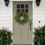 24" Realistic Norfolk Pine Wreath for Home Decor
