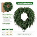 24" Norfolk Pine Holiday Wreath for Home Decor
