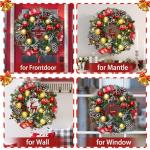 16'' Lighted Christmas Wreath with Red Reindeer