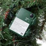 Pre-Lit 24-Inch Artificial Christmas Wreath with Lights