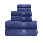 Amazon Basics Cotton Light Bed Sheet Set, Navy